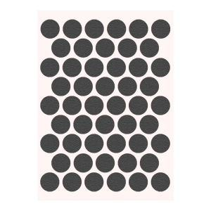 Pacific Yapışkanlı Vida Tapası Ø 14 mm, Antrasit - Pacific