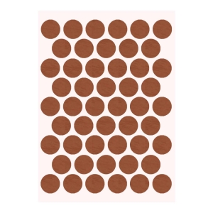 Pacific Yapışkanlı Vida Tapası Ø 14 mm, İtalyan Ceviz - Pacific