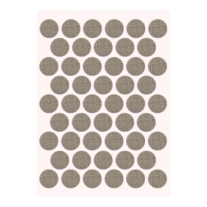 Pacific Yapışkanlı Vida Tapası Ø 14 mm, KOTON LATTE - Pacific