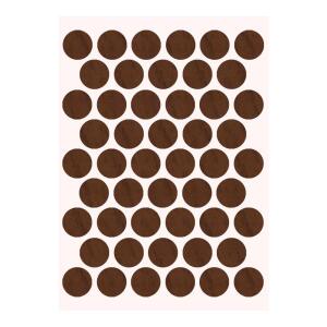 Pacific Yapışkanlı Vida Tapası Ø 14 mm, Koyu Ceviz - Pacific