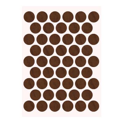 Pacific Yapışkanlı Vida Tapası Ø 14 mm, Koyu Ceviz - 1