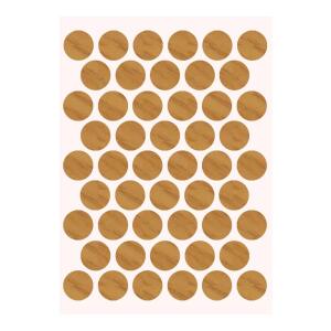 Pacific Yapışkanlı Vida Tapası Ø 14 mm, Meşe - Pacific