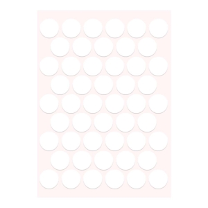 Pacific Yapışkanlı Vida Tapası Ø 14 mm, Parlak Beyaz - Pacific