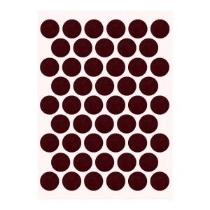 Pacific Yapışkanlı Vida Tapası Ø 14 mm, PARLAK BORDO - Pacific