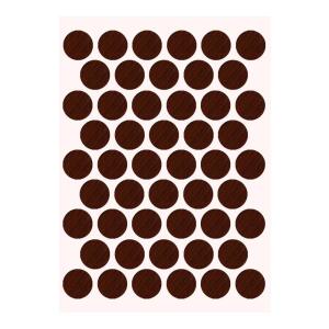 Pacific Yapışkanlı Vida Tapası Ø 14 mm, Parlak Ceviz - Pacific