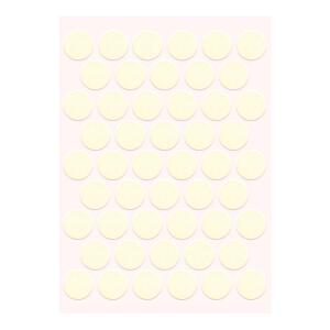 Pacific Yapışkanlı Vida Tapası Ø 14 mm, Parlak Krem - Pacific