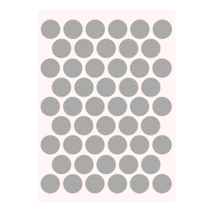 Pacific Yapışkanlı Vida Tapası Ø 14 mm, PARLAK METALİK - Pacific