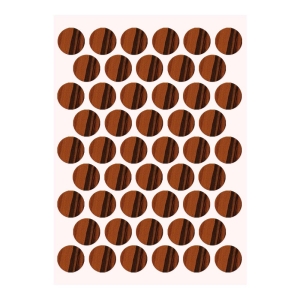 Pacific Yapışkanlı Vida Tapası Ø 14 mm, PARLAK ZEYTİN - Pacific