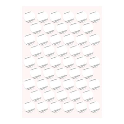 Pacific Yapışkanlı Vida Tapası Ø 14 mm, P.Yağmur Beyaz - 1