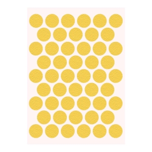 Pacific Yapışkanlı Vida Tapası Ø 14 mm, SARI - Pacific