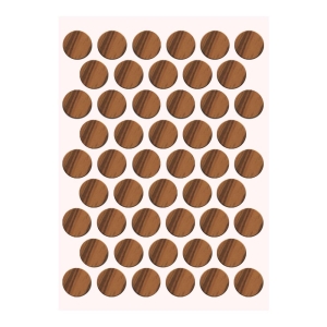 Pacific Yapışkanlı Vida Tapası Ø 14 mm, Zeytin - Pacific