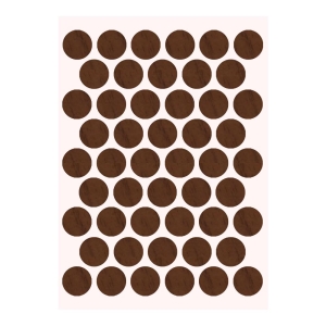 Pacific Yapışkanlı Vida Tapası Ø 18 mm, Koyu Ceviz - Pacific