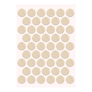 Pacific Yapışkanlı Vida Tapası Ø 18 mm, Lake Beyaz - Pacific