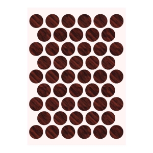 Pacific Yapışkanlı Vida Tapası Ø 18 mm, Maun - Pacific