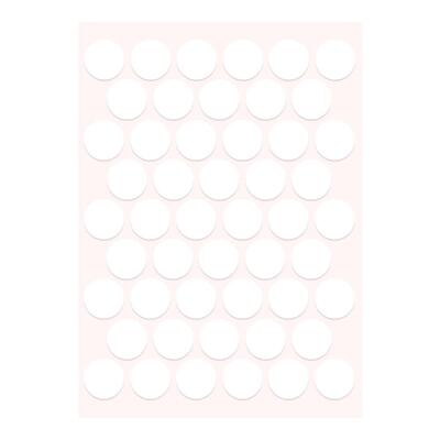 Pacific Yapışkanlı Vida Tapası Ø 18 mm, Parlak Beyaz - 1