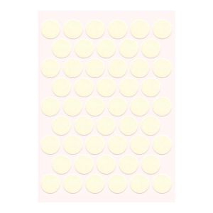 Pacific Yapışkanlı Vida Tapası Ø 18 mm, Parlak Krem - Pacific