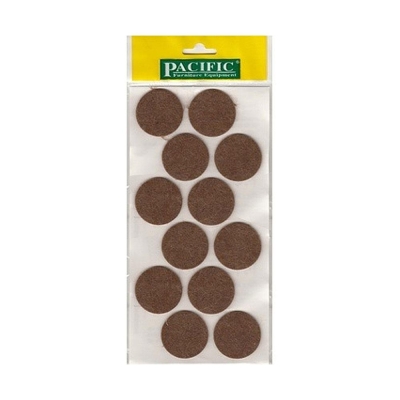 Pacific Yapışkanlı Yuvarlak Keçe, 40 mm, Kahve, PC614002 - 1