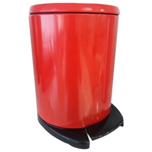 Primanova Cigo Pedallı Çöp Kovası 6 lt Kırmızı - Primanova