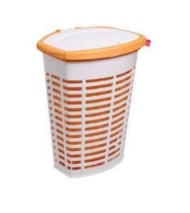 Primanova Palm Çamaşır Sepeti, Beyaz, Turuncu - Primanova