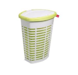 Primanova Palm Çamaşır Sepeti, Beyaz, Yeşil - Primanova