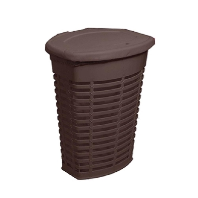 Primanova Palm Kirli Çamaşır Sepeti, Kahverengi - 1