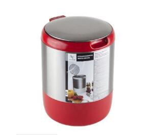 Primanova Pasifik 3 lt Çöp Kovası, Kırmızı - Primanova