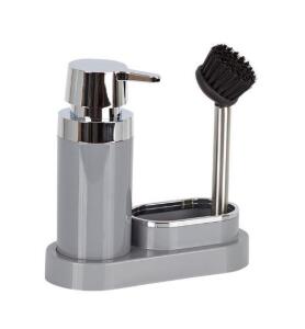 Primanova Polen Gri Sıvı Sabunluk, Fırça - Primanova