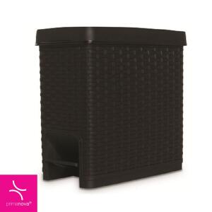 Primanova Rattan Pedallı Kova Kahverengi - Primanova