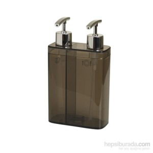 Primanova Viva 2 li Sıvı Sabunluk, Şeffaf Siyah - Primanova