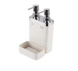 Primanova Viva 2 li Sıvı Sabunluk, Süngerli, Bej - Primanova