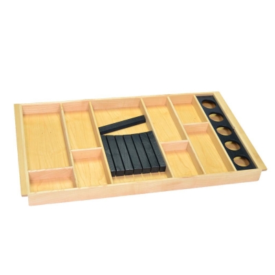 Proto Ahşap Kaşıklık + Baharatlık + Bıçaklık, Dış Budak, 90cm - 2