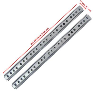 Proto ÇBK Bilyalı Teleskopik Çekmece Rayı, 17x246 mm - 2