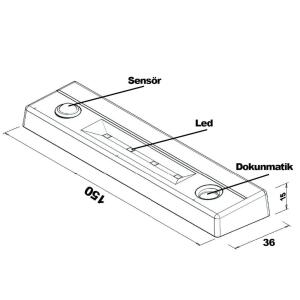 Proto Hareket Sensörlü Led Lamba - 3