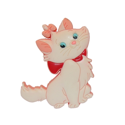 RFORM 2031-B Kedi Çocuk Mobilya Kulp, Beyaz - 1