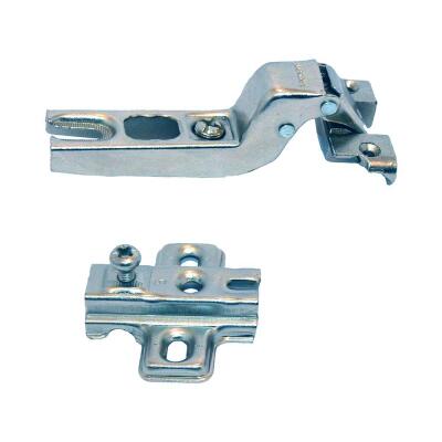 Samet Star 103212 Deve Boynu Menteşe, Alüminyum Dar Kutu Profil, Altlıklı takım, - 1