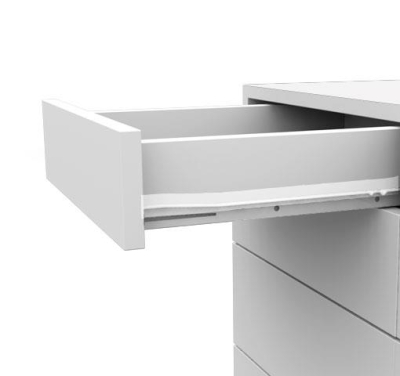 Samet Klasik Çekmece Rayı Beyaz, 55 cm - 2