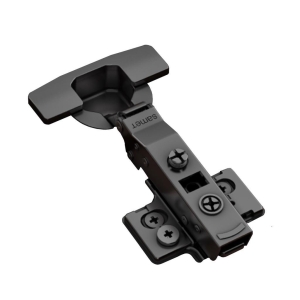 Samet Master Frenli Düz Menteşe, Siyah - Samet