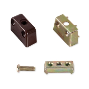 Samet Plastik Tırnaklı Dolap Çektirme, Kahve ( 10 Adet) - Samet