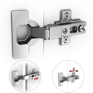 Samet Star Düz Menteşe Takımı, Frensiz - Samet