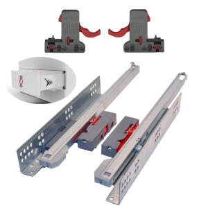 Samet Tek Açılım Push Open( Bas-Aç) Ray 450 mm - Samet