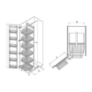 Starax 1222 İkiz Kiler, Tel Tablalı, 1250-1400 60 cm - 2