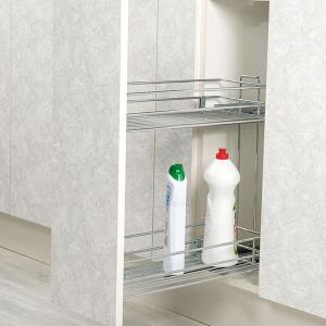 Starax 2423 Tandem Raylı Deterjanlık, Sağ, Tel Sepet, Tek Açılım - Starax