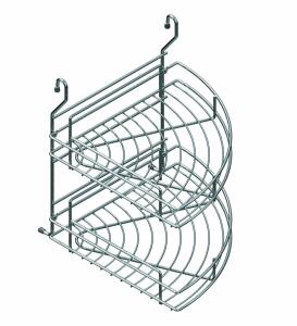 Starax Klasik İki Raflı Köşe Sepeti S4009 - Starax