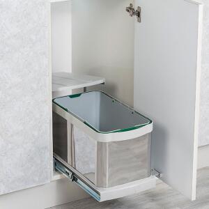 Starax Raylı Paslanmaz Gövde Çöp Kovası 16 LT - Starax