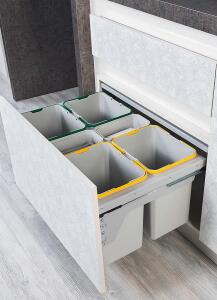 Starax S-2388 Kapağa Monte Çöp Kovası, 90 cm - Starax