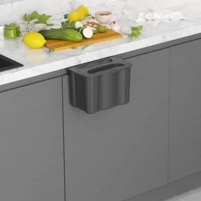 Starax S-2575 Askılı Çöp Kovası 5 LT, Antrasit - 2