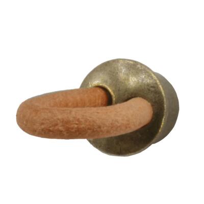 TRN Deri Kulp, 046-ASTB, Antik Sarı gövde, Açık Kahverengi Deri ipli - 1