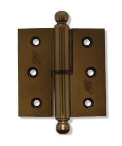 TUBA 12 cm Okka Alüminyum Menteşe, Sol, Kahverengi - 1