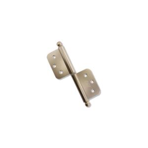 TUBA PN-312, 12 cm Panel Tipi Yönsüz Alüminyum Menteşe, Saten renk - 1