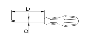 VIP-TEC 6200.52 Yıldız Uçlu Tornavida PH1*100mm - 2